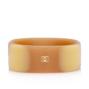 Chanel Tan and Cream Bangle